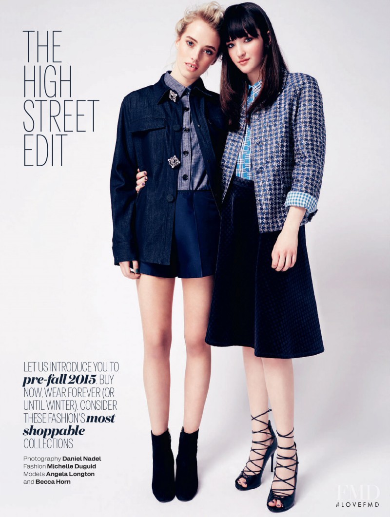 Becca Horn featured in The High Street Edit, July 2015