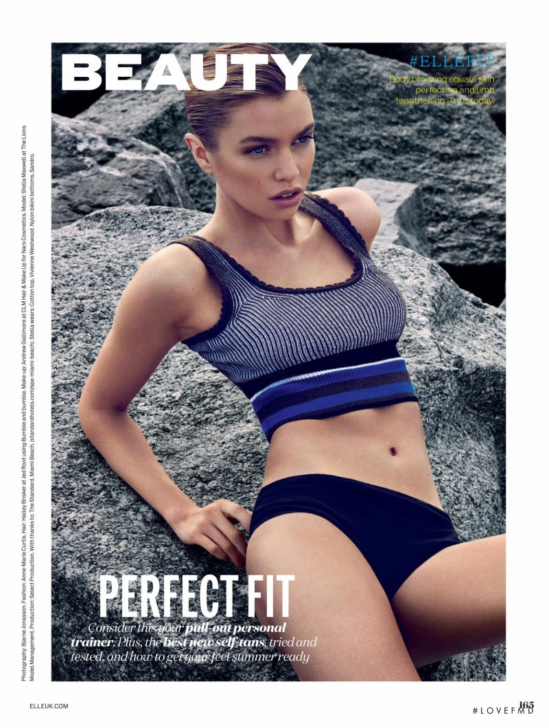 Stella Maxwell featured in Personal Trainer, July 2015