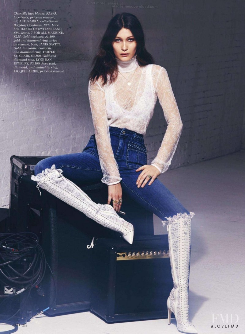 Bella Hadid featured in Nick of Time, June 2015
