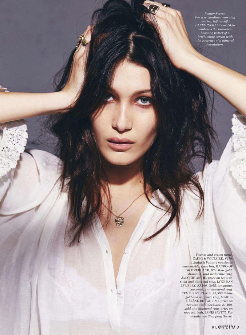 Bella Hadid featured in Nick of Time, June 2015