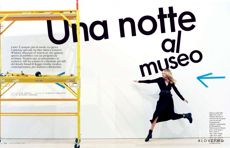 Maud Welzen featured in Una Notte Al Museo, June 2015