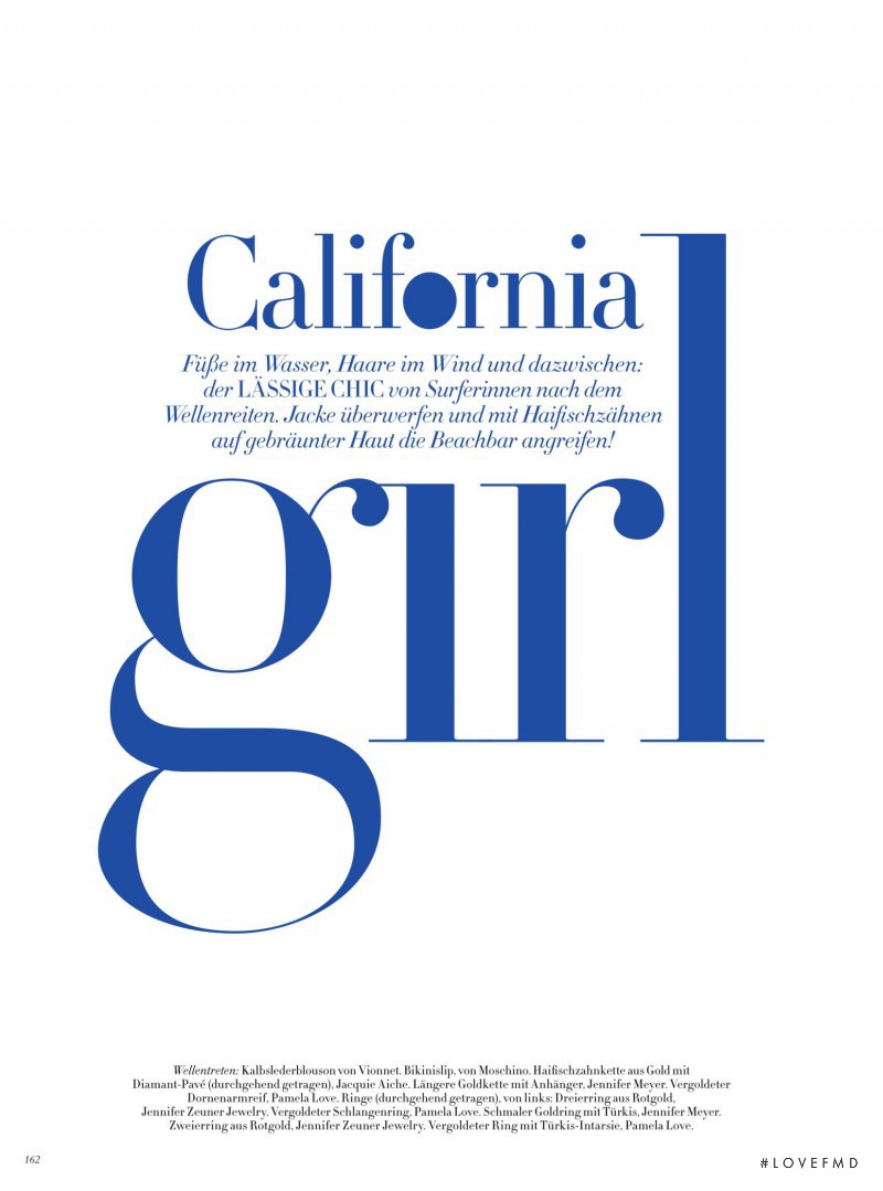 California Girl, June 2015