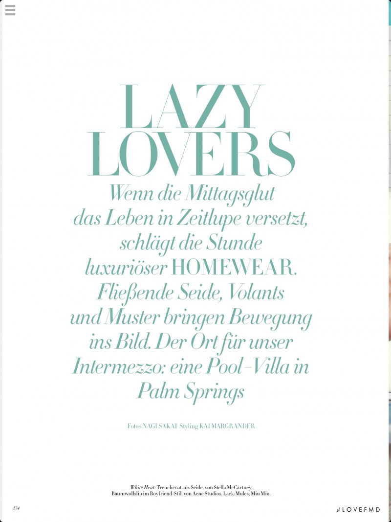 Lazy Lovers, June 2015