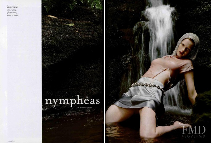 Anne Vyalitsyna featured in nymphéas, November 2002