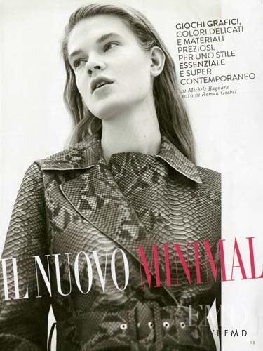 Kornelija Tocionyte featured in Il Novo Minimal, May 2015