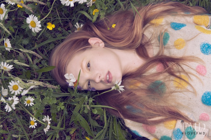 Kaitlyn Dorman featured in Flower Twins, July 2012