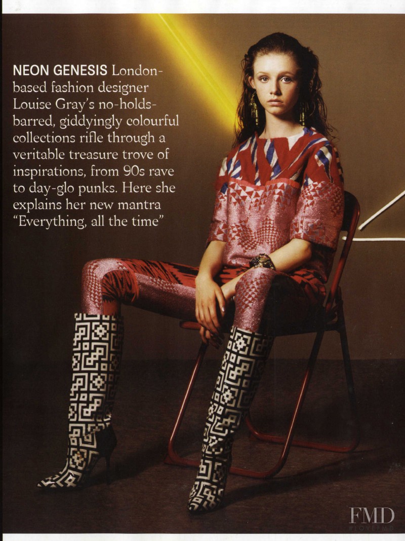 Kaia Moore featured in Neon Genesis, September 2012