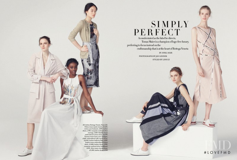 Polina Sova featured in Simply Perfect, June 2015