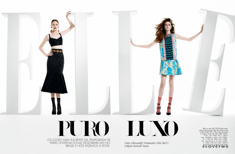 Thairine García featured in Puro Luxo, May 2015