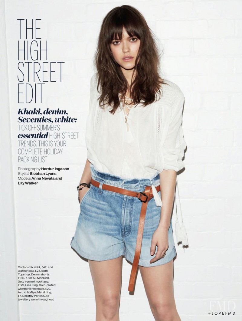 Anna Nevala featured in The High Street Edit, June 2015