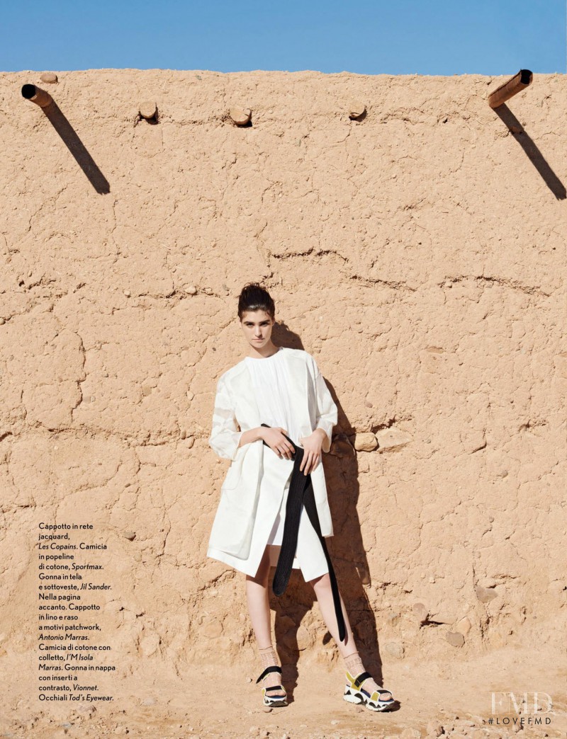 Manon Leloup featured in Bianco, May 2015