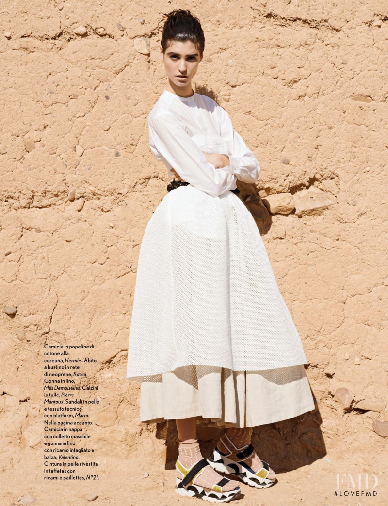 Manon Leloup featured in Bianco, May 2015