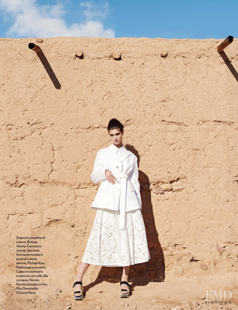 Manon Leloup featured in Bianco, May 2015