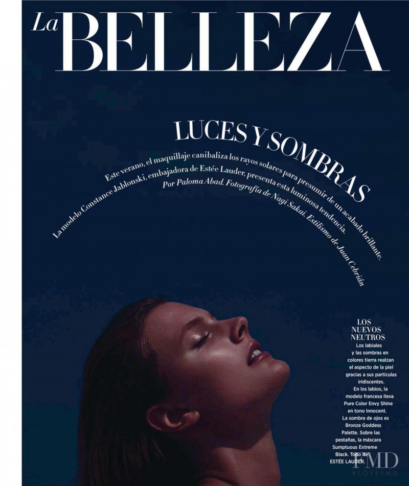 Constance Jablonski featured in Beauty, May 2015