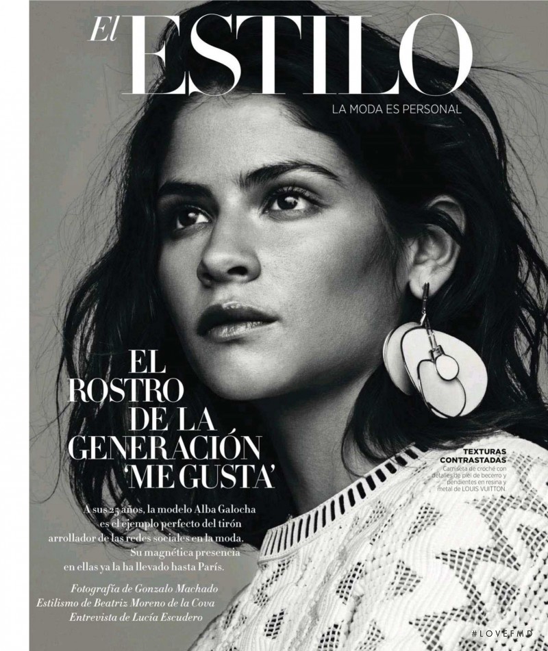 Alba Galocha featured in Style, May 2015