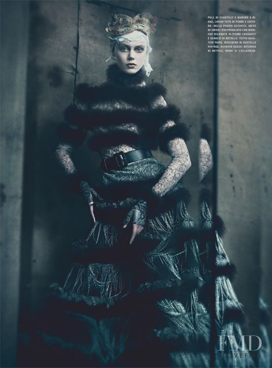 Frida Gustavsson featured in The Haute Couture, September 2011