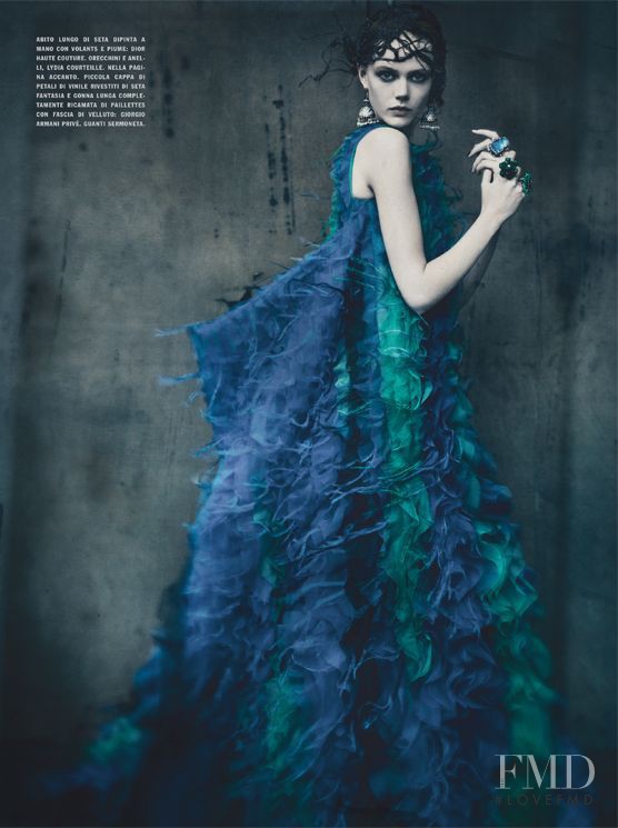 Frida Gustavsson featured in The Haute Couture, September 2011