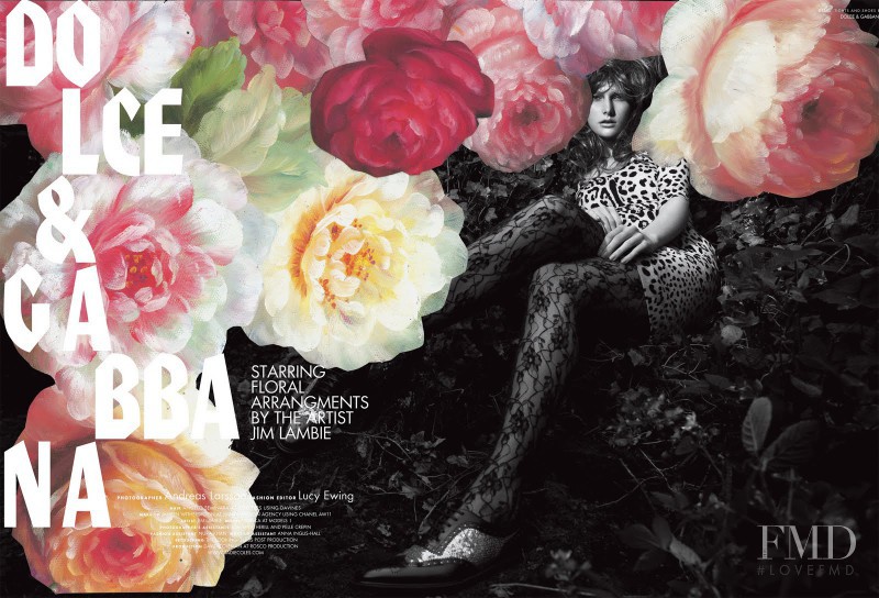 Ylonka Verheul featured in Dolce & Gabbana, September 2011