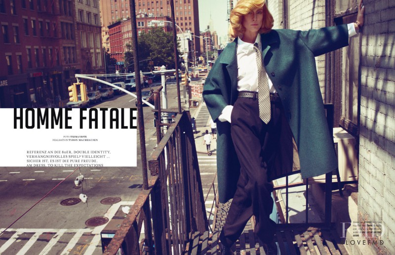 Natasa Vojnovic featured in Homme Fatale, September 2011