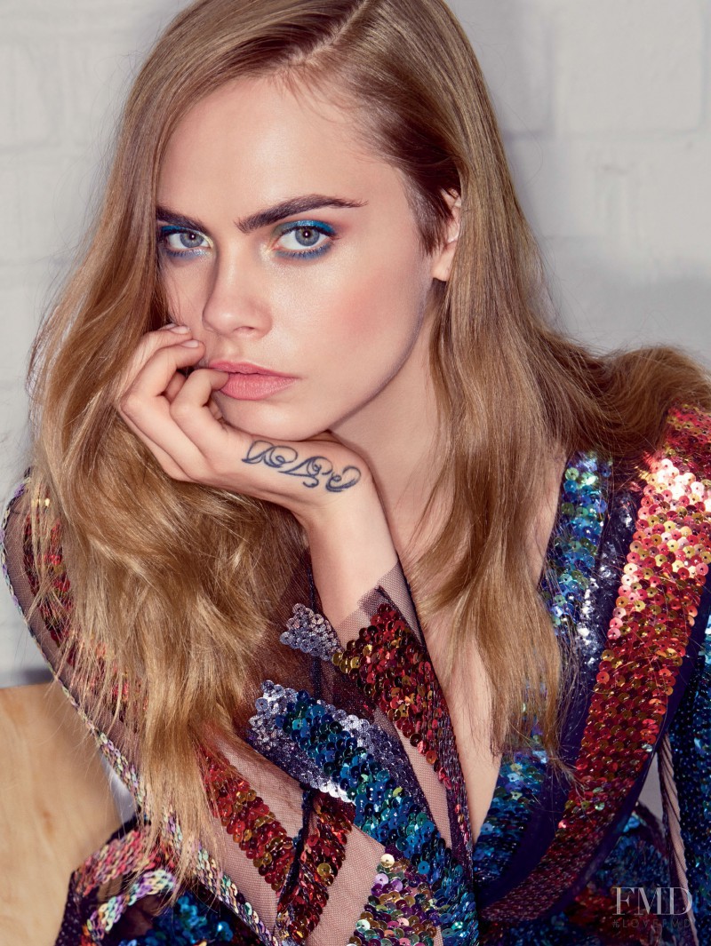 Cara Delevingne featured in Cara Out Loud, July 2015