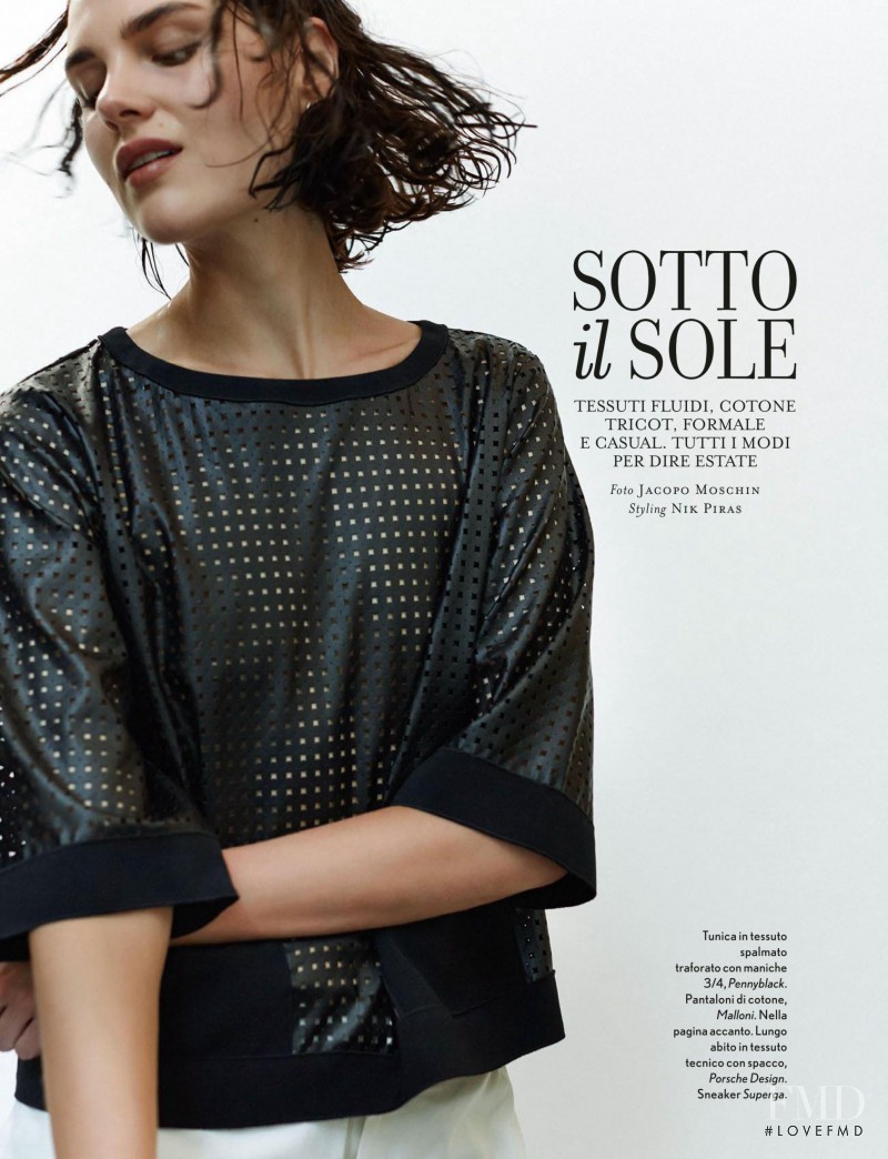 Emma Champtaloup featured in Sotto il Sole, July 2015