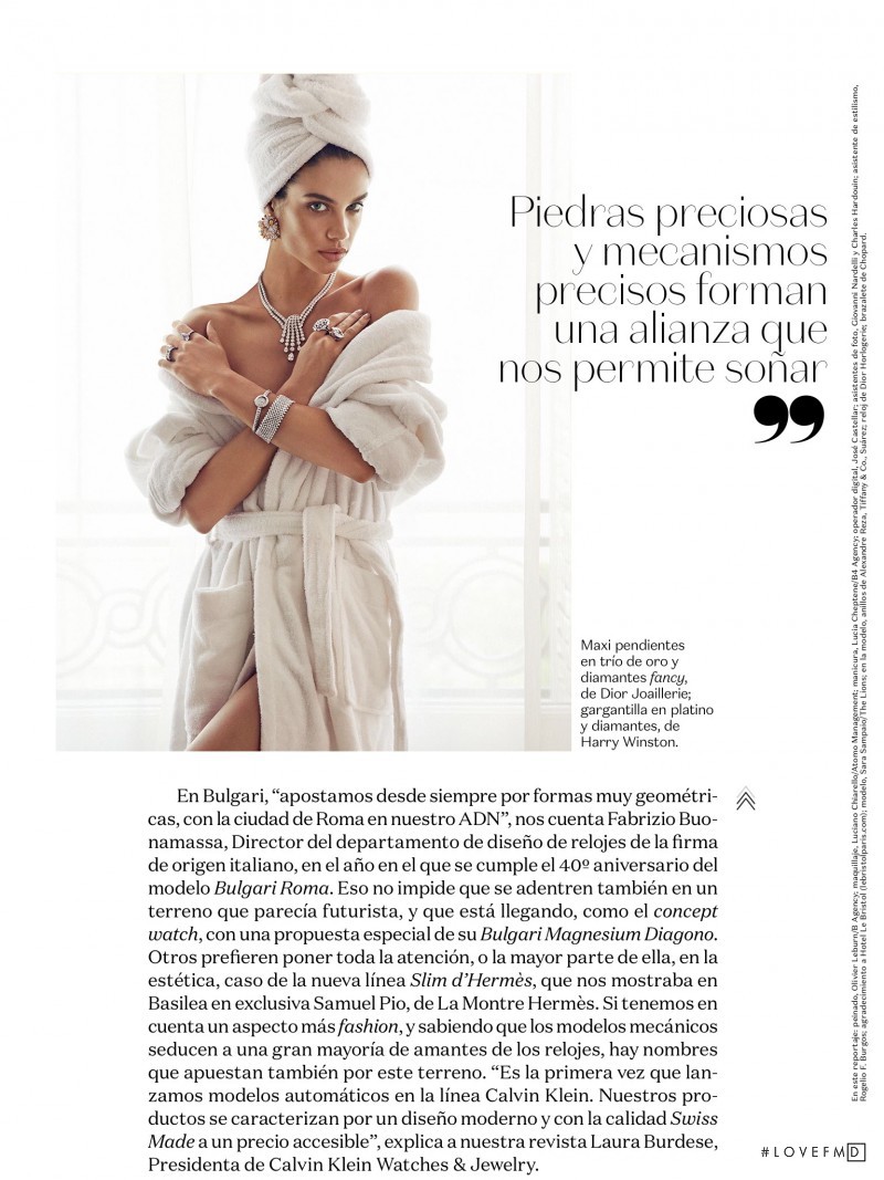 Sara Sampaio featured in Joyas, July 2015