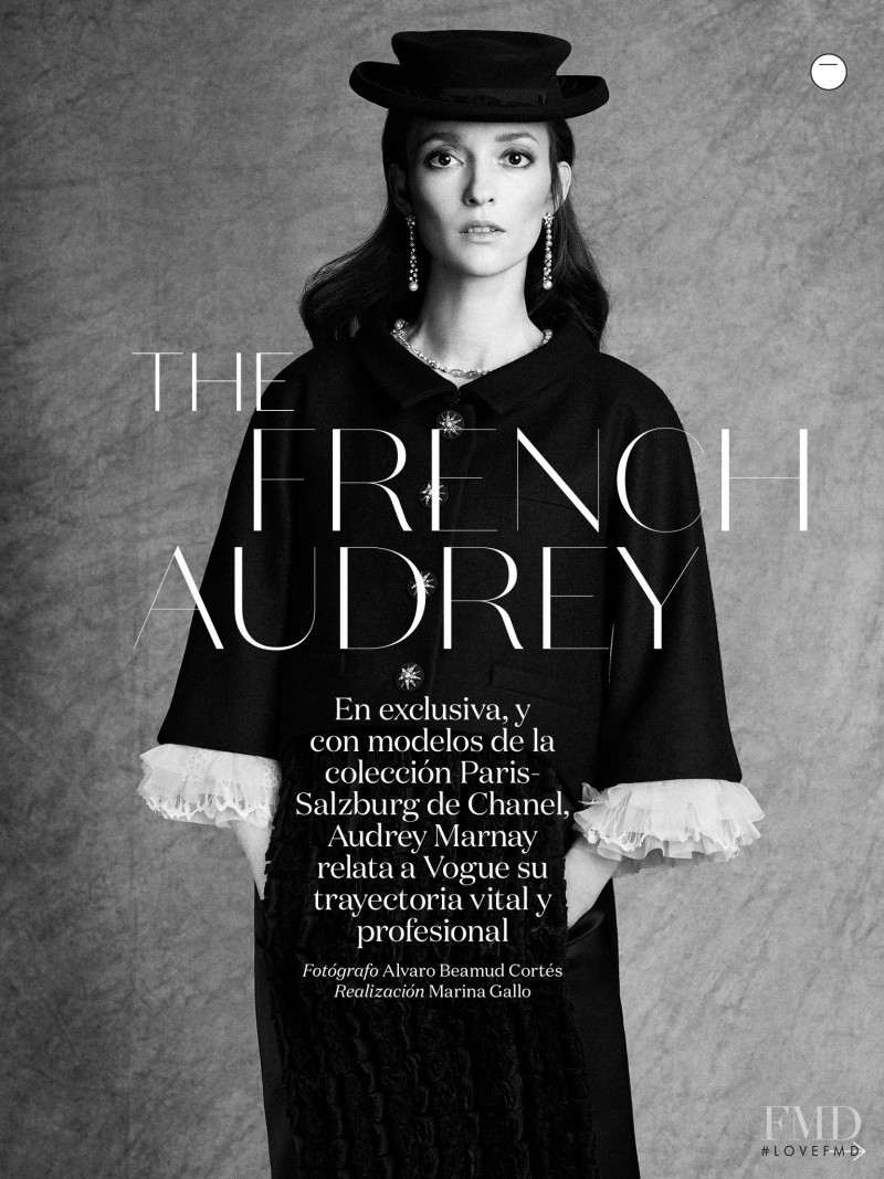 Audrey Marnay featured in The French Audrey, July 2015