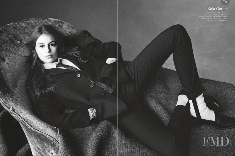 Kaia Gerber featured in Senza Tempo, July 2015