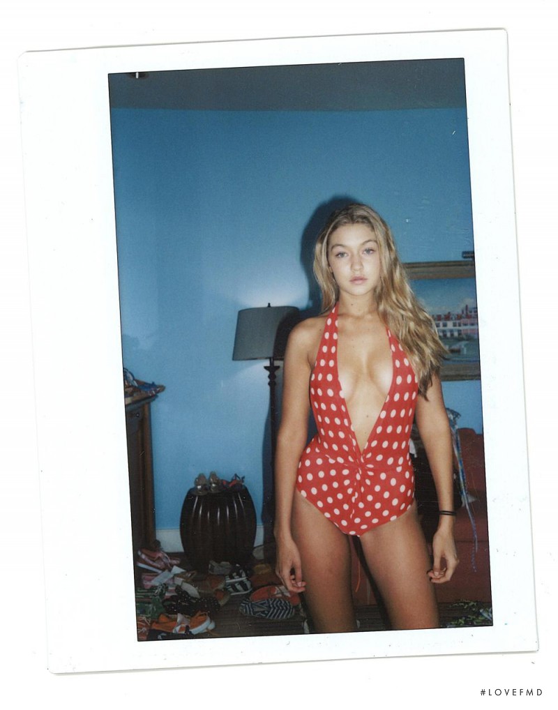 Gigi Hadid featured in Polaroids, March 2014