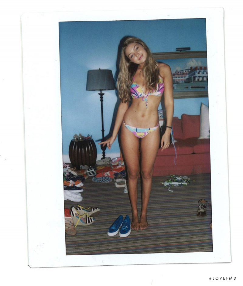 Gigi Hadid featured in Polaroids, March 2014