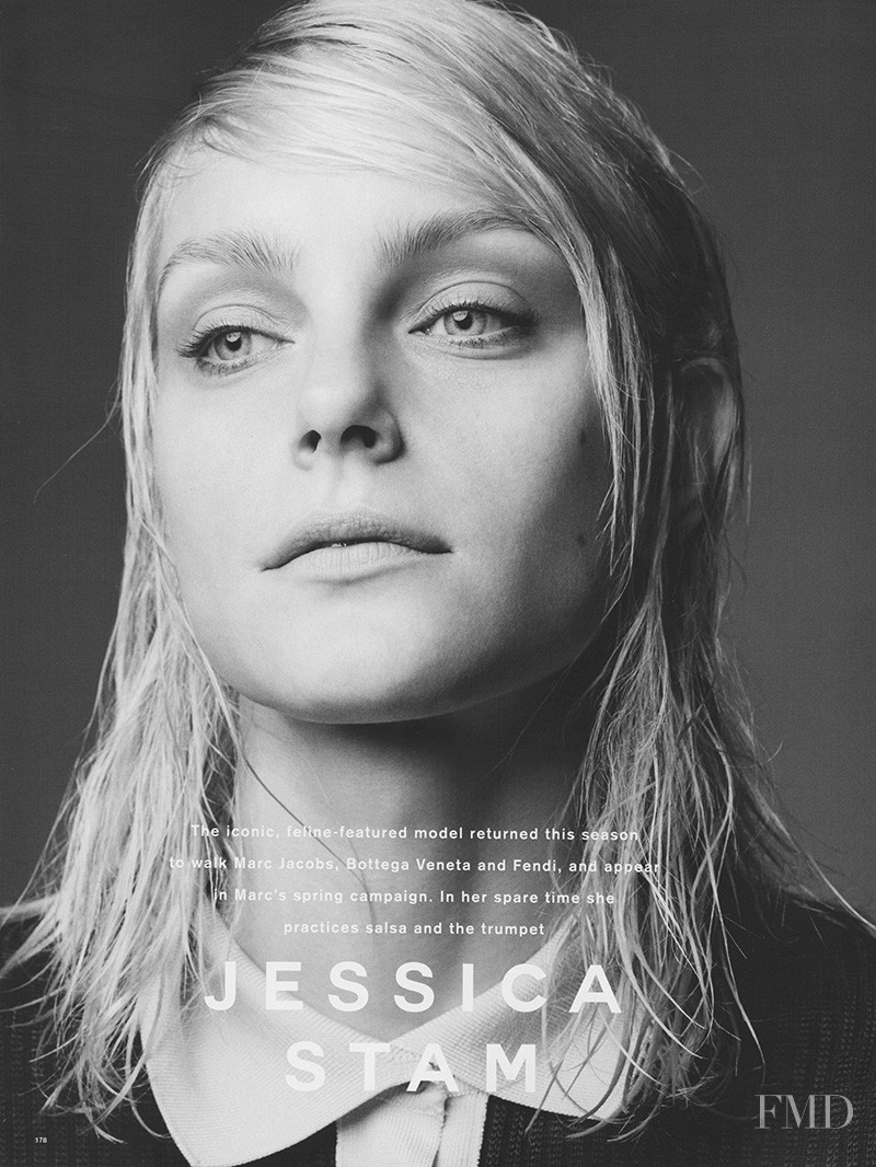 Jessica Stam featured in FLO Hughes, March 2015