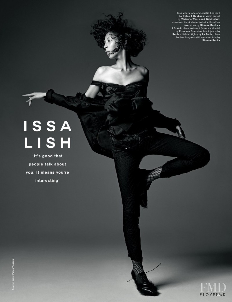 Issa Lish featured in FLO Hughes, March 2015
