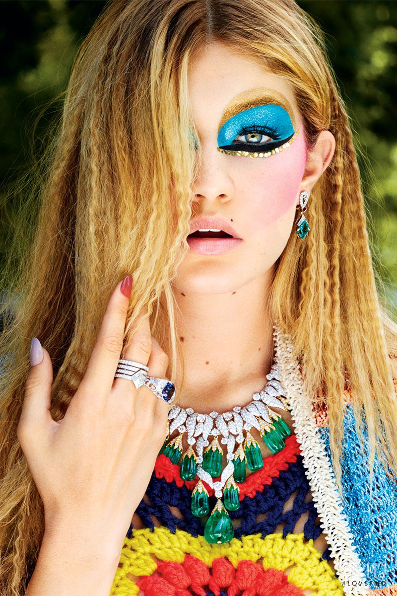 Gigi Hadid featured in Rare Gems, December 2014