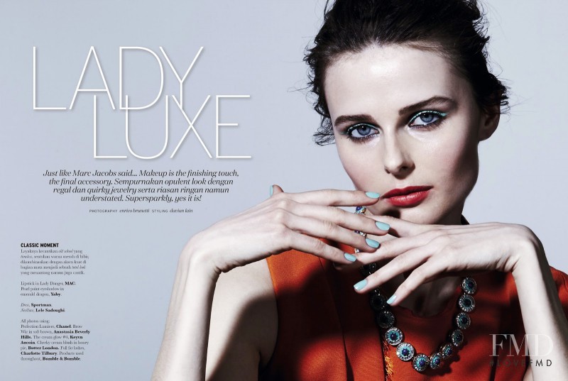 Vasilisa Pavlova featured in Lady Luxe, July 2015