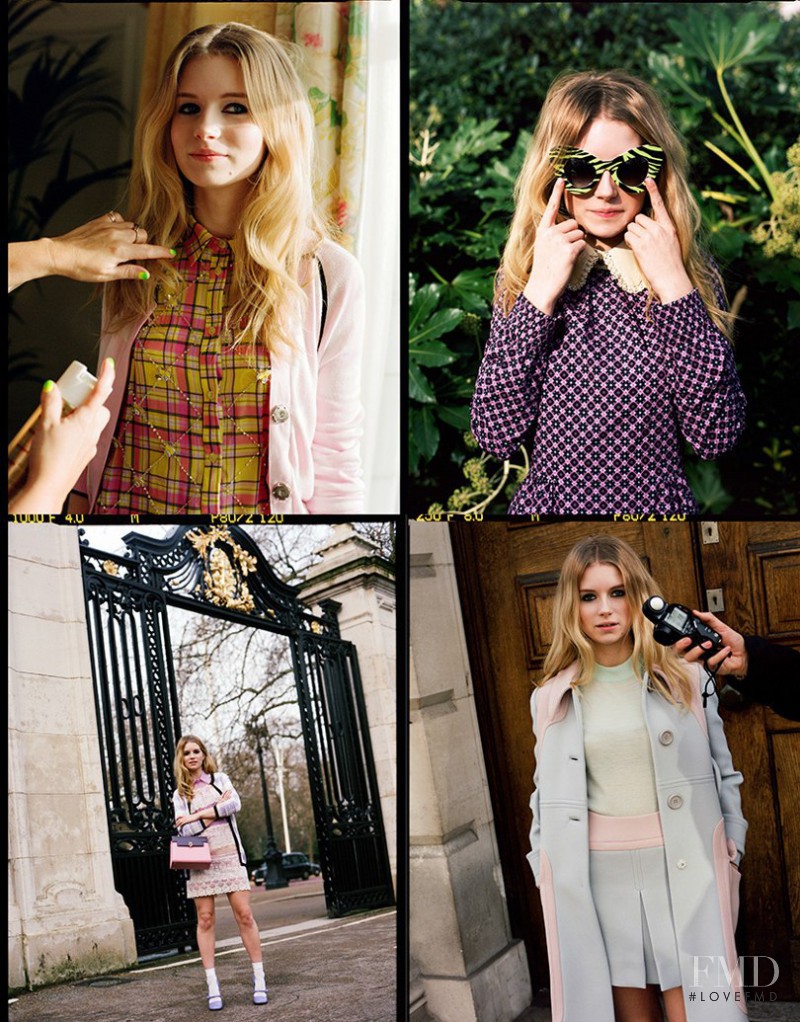 Lottie Moss featured in Moss Wanted, April 2014
