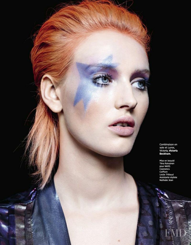 Lisa Alverman featured in Beau Oui Comme Bowie, February 2015