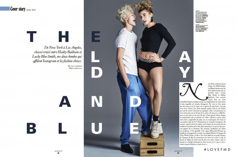 Hailey Baldwin Bieber featured in Hailey Got Lucky, April 2015