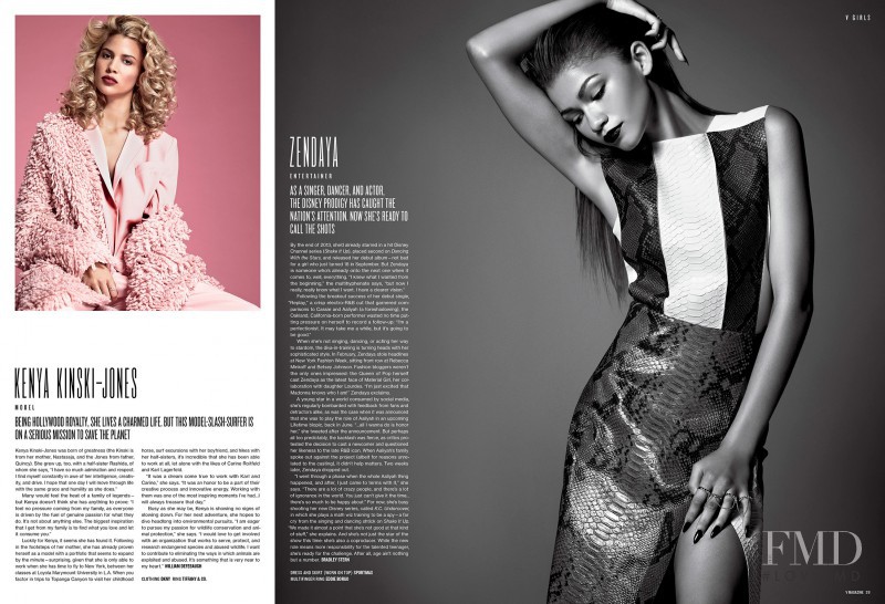 Kenya Kinski Jones featured in V Girls - V92, December 2014
