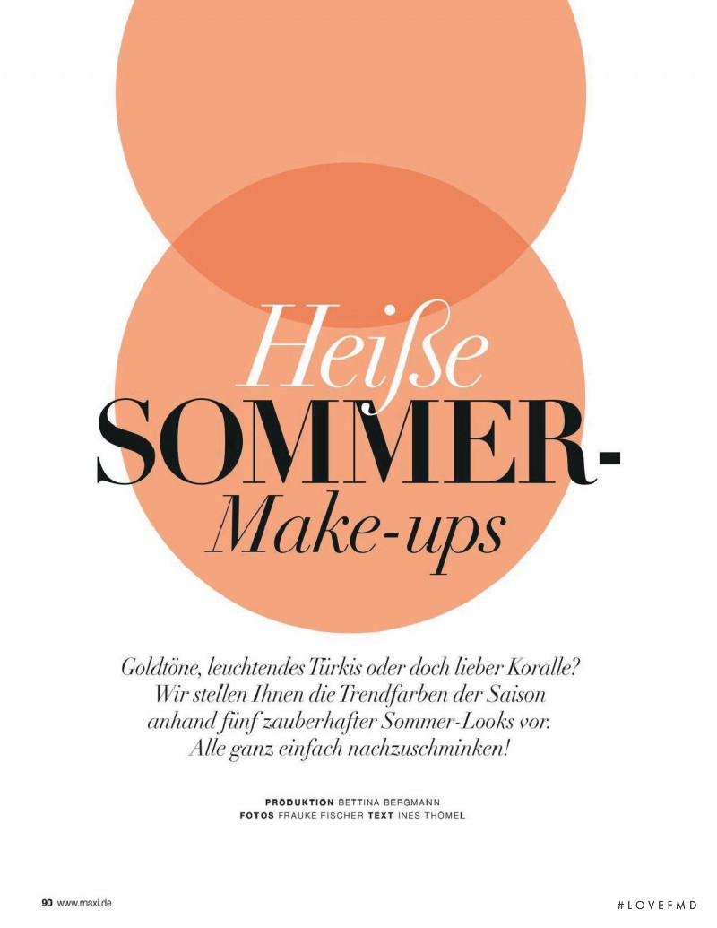 Heiße Sommer Make-ups, August 2013
