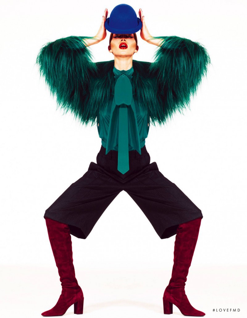 Julija Steponaviciute featured in Key Looks for Autumn, October 2011