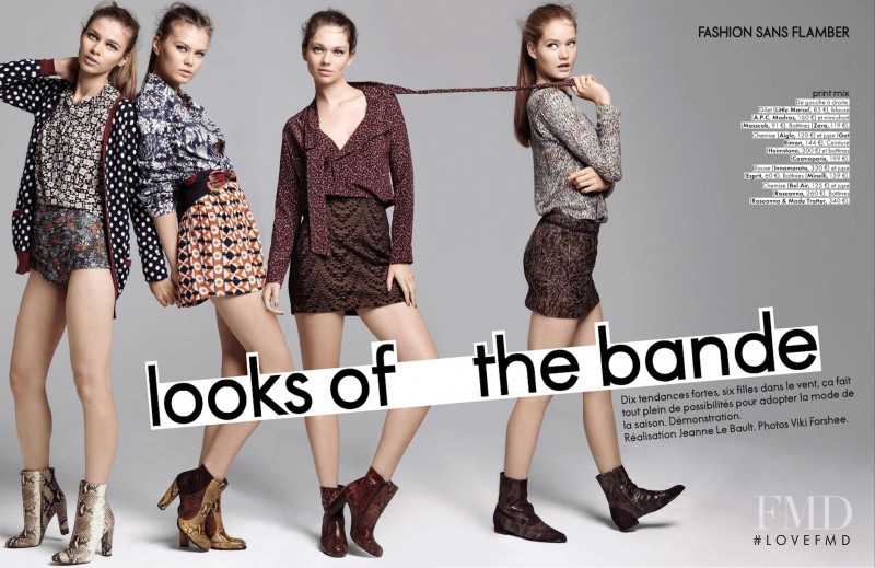 Iulia Carstea featured in Looks of the Bande, October 2011
