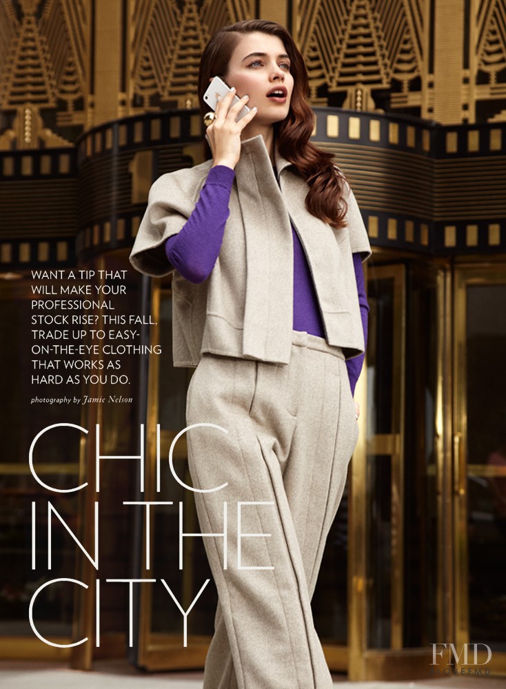 Iulia Carstea featured in Chic In The City, October 2012