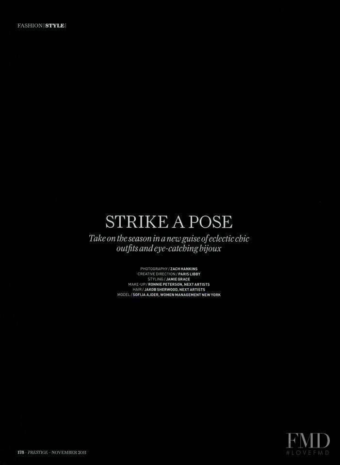 Strike A Pose, November 2012