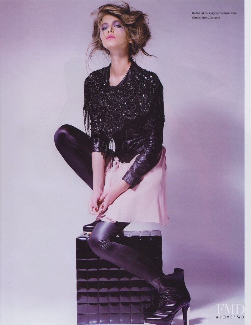 Sofija Milosevic featured in Sparkling life, December 2008