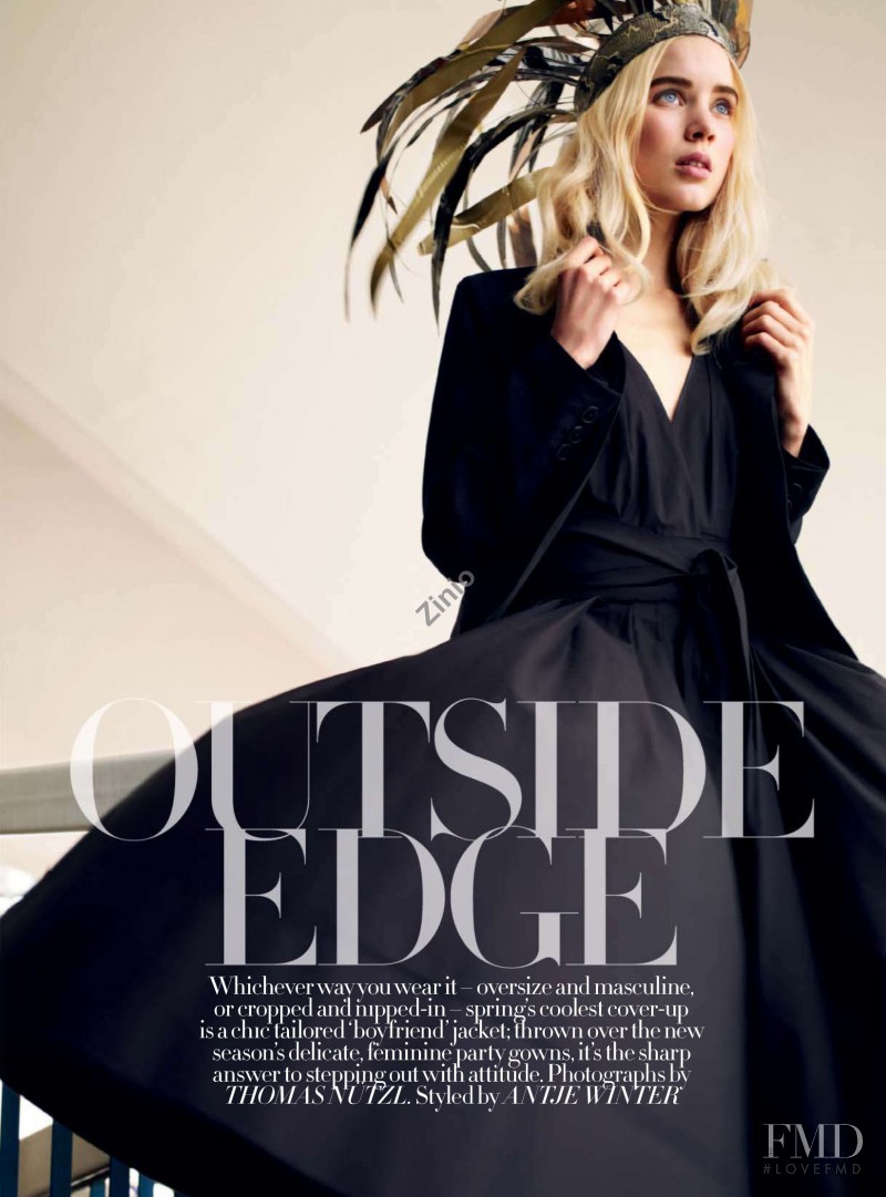 Elsa Sylvan featured in Outside Edge, March 2008
