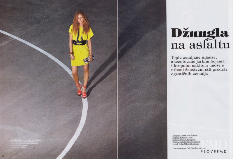 Sofija Milosevic featured in Dzungla na asfaltu, May 2009