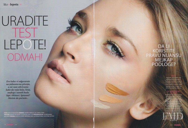 Sofija Milosevic featured in Uradite Test Lepote!, April 2010