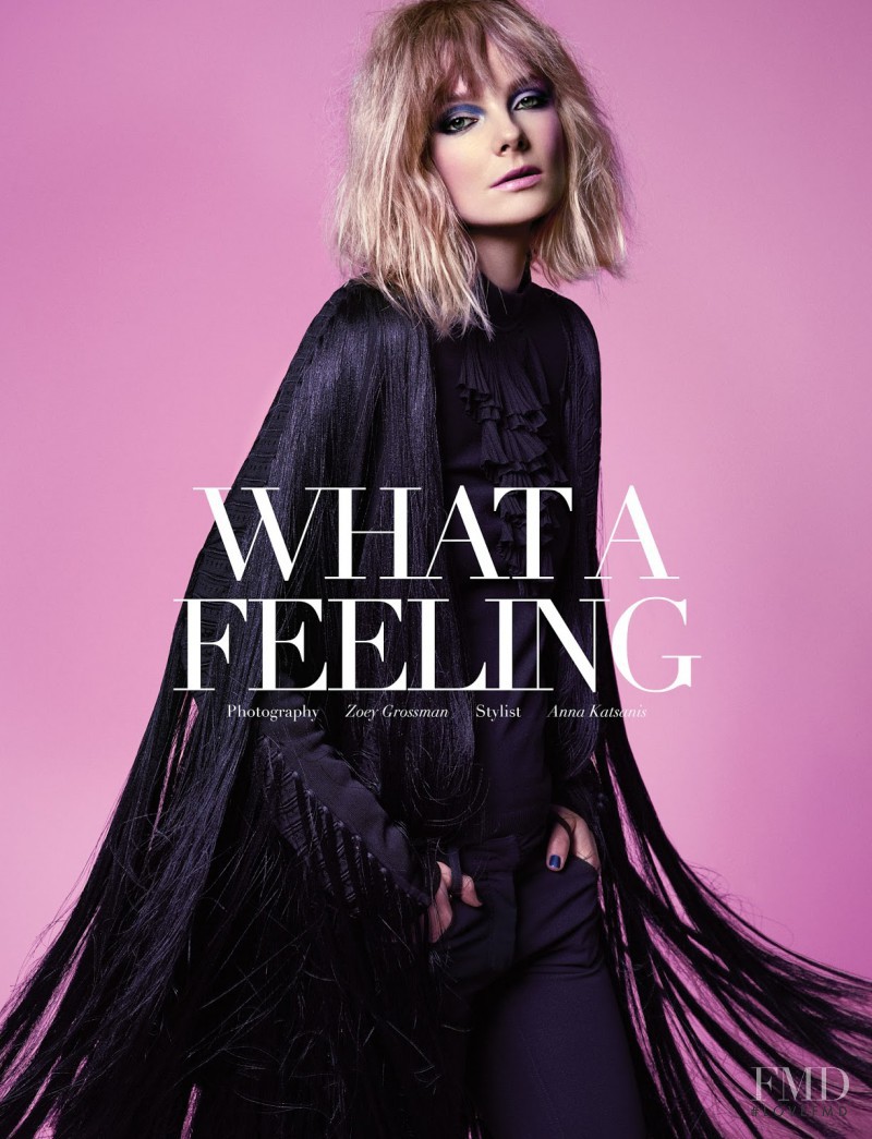 Eniko Mihalik featured in What A Feeling, July 2015