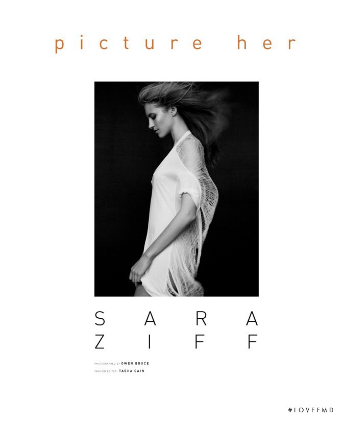 Sara Ziff featured in Picture Her, June 2011