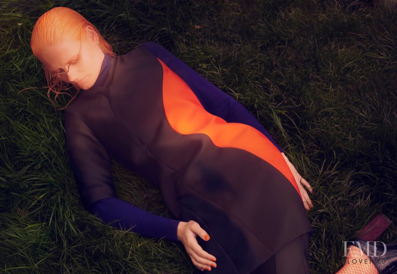 Frederikke Olesen featured in Blooming Orange, August 2015